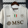 Camiseta blanca Napoli 2025-2026 cuello