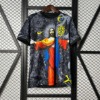 Camiseta negra Brasil Jesús 2025-2026