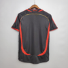 Camiseta retro AC Milan negra 2006-2007 dorsal