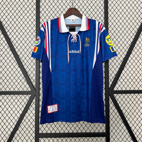 Camiseta retro Francia Zidane 1996