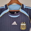 Camiseta retro azul Argentina 2006 cuello