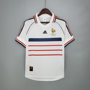 Camiseta retro blanca Francia 1998