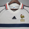 Camiseta retro blanca Francia 1998 cuello-1