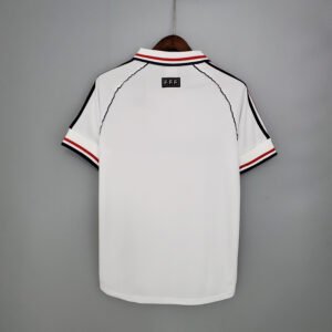 Camiseta retro blanca Francia 1998 dorsal