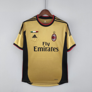 Camiseta retro dorada AC Milan 2013-2014 tercera equipacion
