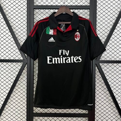 Camiseta retro negra AC Milan 2012-2013