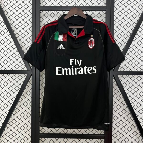 Camiseta retro negra AC Milan 2012-2013