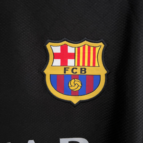 Camiseta retro negra FC Barcelona 2013-2014 escudo