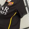 Camiseta retro negra FC Barcelona 2013-2014 lateral