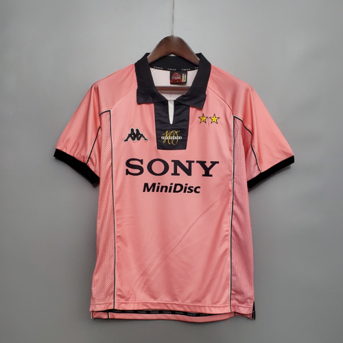Camiseta retro rosa Juventus 1997-1998