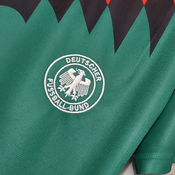 Camiseta retro verde Alemania 1994 escudo