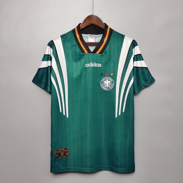 Camiseta retro verde Alemania 1996