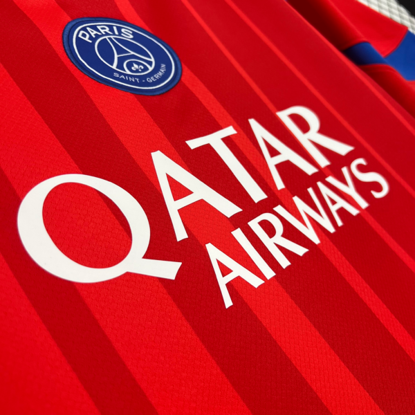 Camiseta roja Paris Saint Germain 2025-2026 escudo