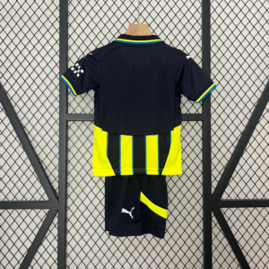 Conjunto niño negro Manchester City 2024-2025 dorsal