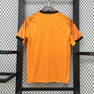 Camiseta AS Roma naranja 2025-2026 dorsal