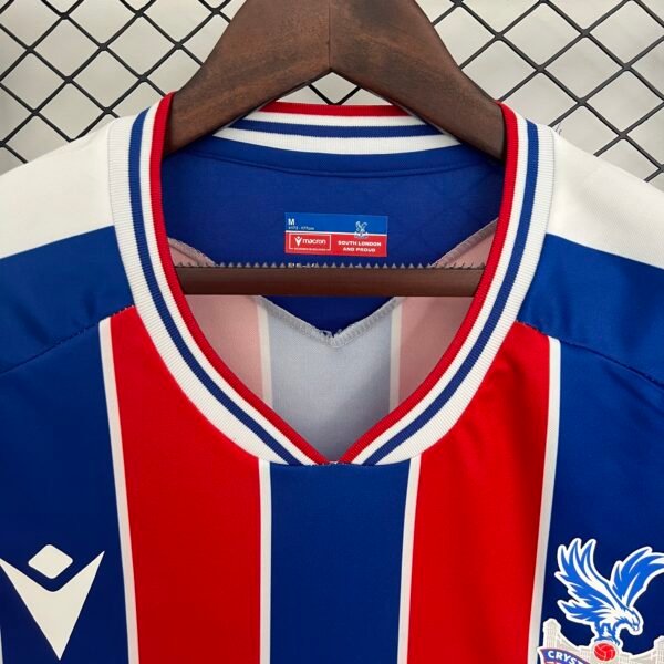 Camiseta Crystal Palace rojo-azul 2025-2026 cuello