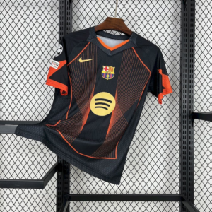 Camiseta FC Barcelona negra-naranja 2025-2026