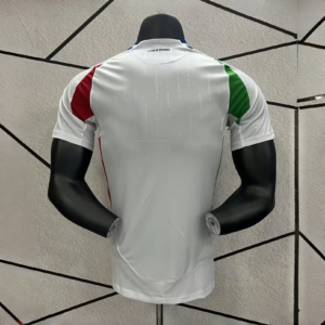 Camiseta Italia blanca 2024-2025 dorsal