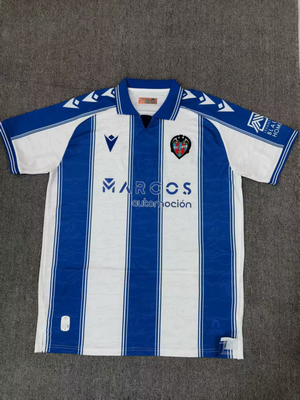 Camiseta Levante azul-blanco 2025-2026