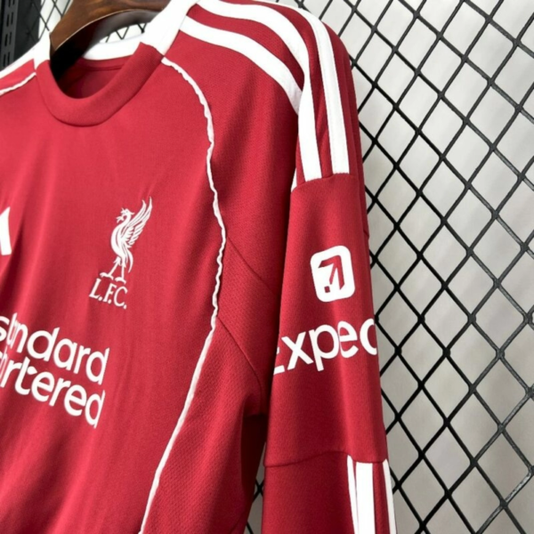 Camiseta Liverpool manga larga 2025-2026 manga