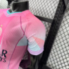 Camiseta Paris Saint Germain rosa 2025-2026 manga