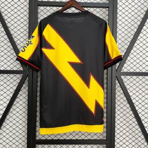 Camiseta Rayo Vallecano negra 2025-2026 dorsal