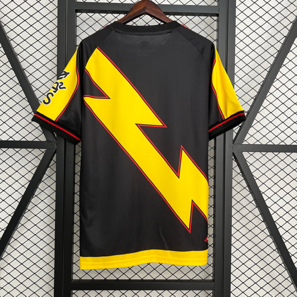 Camiseta Rayo Vallecano negra 2025-2026 dorsal