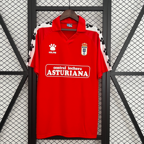 Camiseta Retro Real Oviedo 1990-1991 Roja