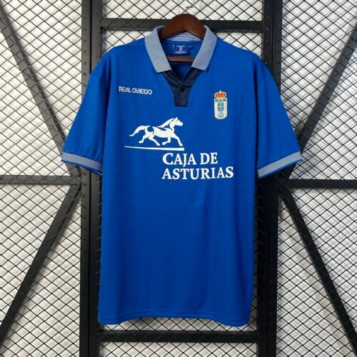 Camiseta Retro Real Oviedo 1996-1997 Azul
