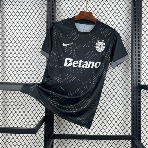 Camiseta Sporting Lisboa negra 2025-2026
