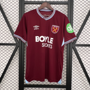 Camiseta West Ham rojo 2025-2026