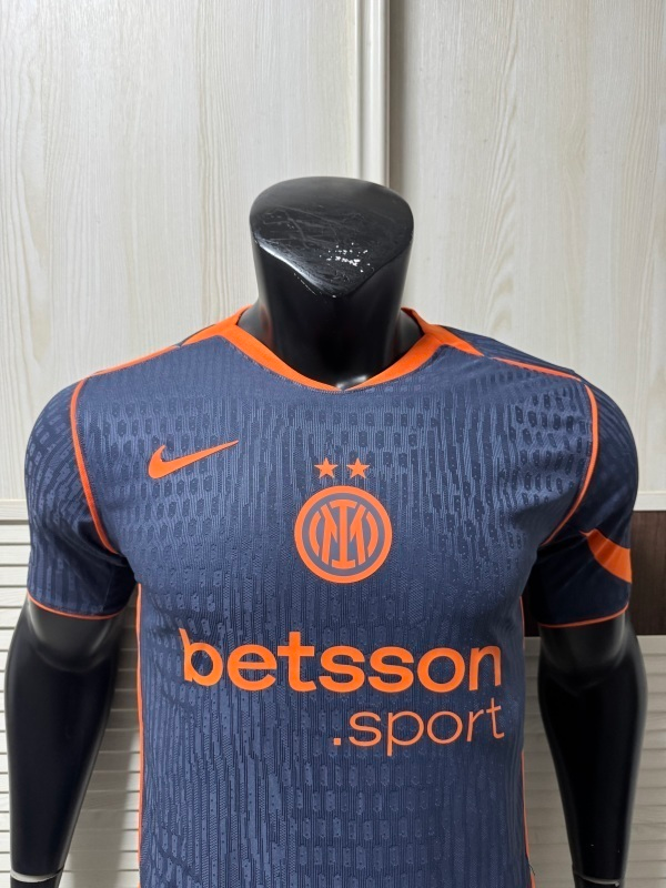 Camiseta azul Inter Milan 2025-2026 cuello