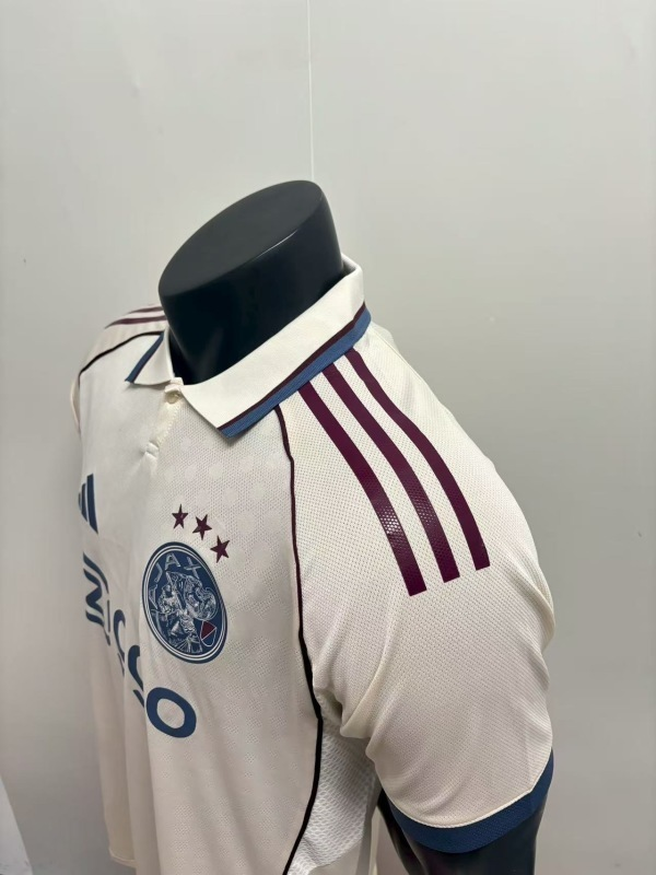 Camiseta beige Ajax 2025-2026 manga