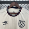 Camiseta beige West Ham 2025-2026 cuello