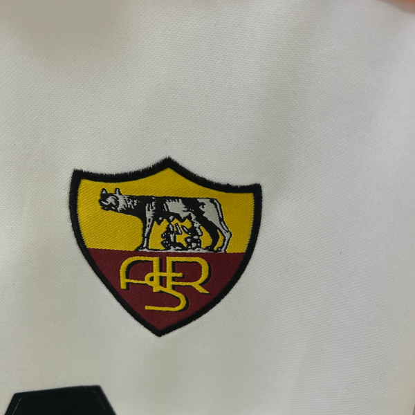 Camiseta blanca AS Roma 1998-1999 escudo