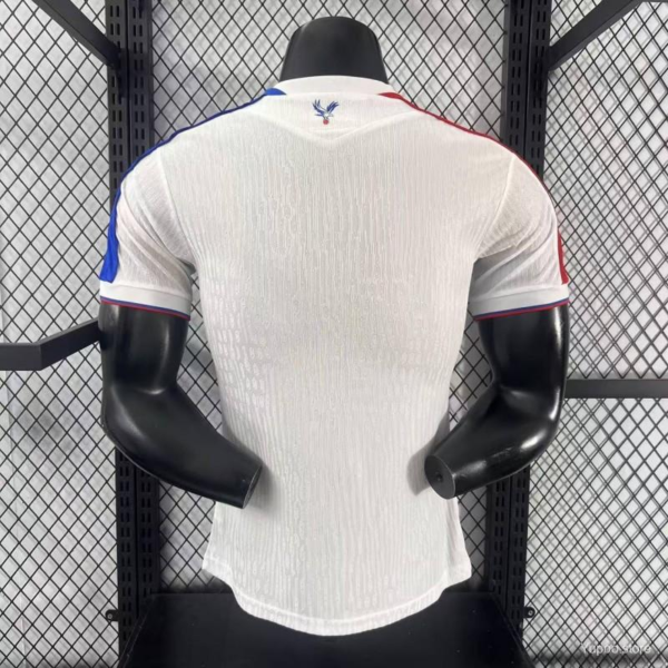 Camiseta blanca Crystal Palace 2025-2026 dorsal