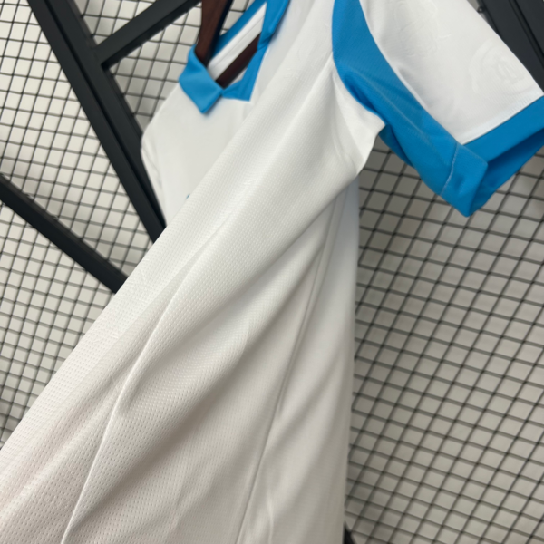 Camiseta blanca Olympique Marsella 2025-2026 lateral