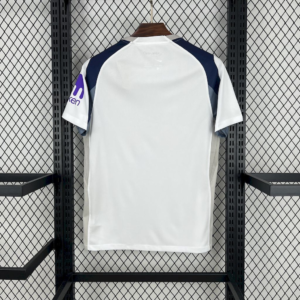 Camiseta blanca Tottenham 2025-2026 dorsal