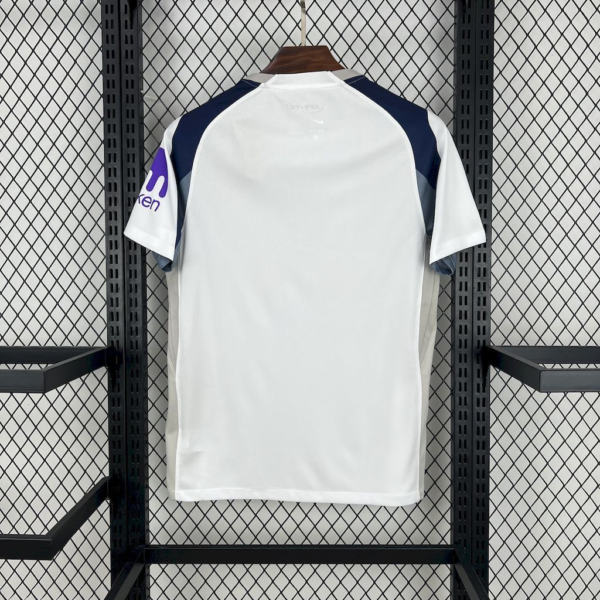 Camiseta blanca Tottenham 2025-2026 dorsal
