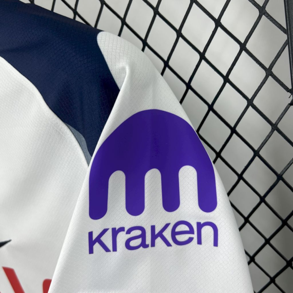 Camiseta blanca Tottenham 2025-2026 manga