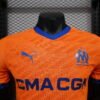 Camiseta naranja Olympique Marsella 2024-2025 cuello