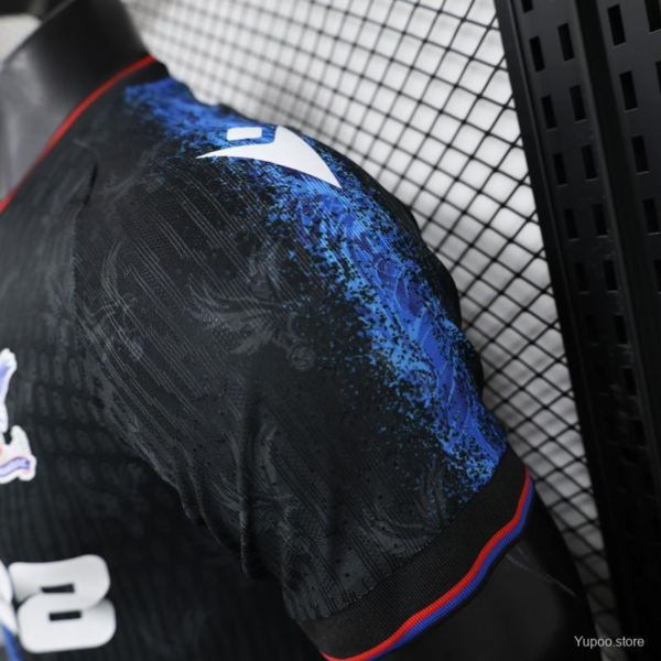 Camiseta negra Crystal Palace 2024-2025 tercera equipacion versión jugador