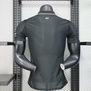 Camiseta negra Manchester City 2025-2026 dorsal