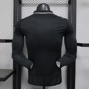 Camiseta negra Manchester City manga larga 2025-2026 dorsal