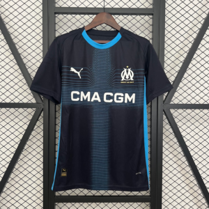 Camiseta negra Olympique Marsella 2025-2026