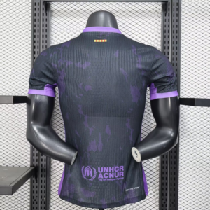 Camiseta negra-morada FC Barcelona 2025-2026 dorsal
