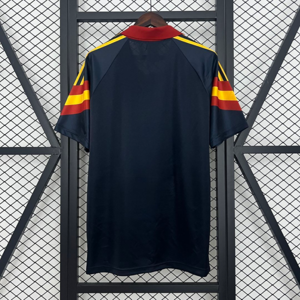 Camiseta retro AS Roma azul 1991-1992 dorsal