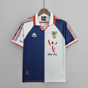 Camiseta retro Athletic Bilbao 1995-1997 azul-blanco