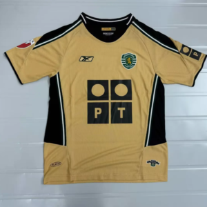 Camiseta retro Dorada Sporting Lisboa 2003-2004