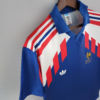 Camiseta retro Francia Éric Cantona 1988-1990 hombro